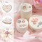 48 Pcs Rhinestone Buttons for Crafts Clothes Faux Pearl Embellishments